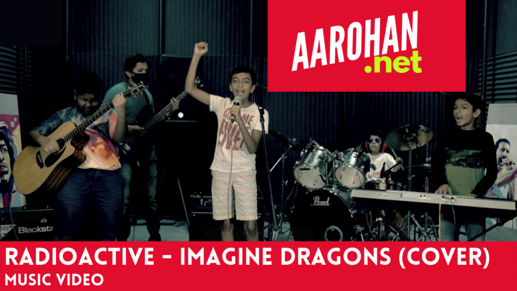 Radioactive - Music Video | Young drummers on Youtube | Band | Aarohan | 6 year old