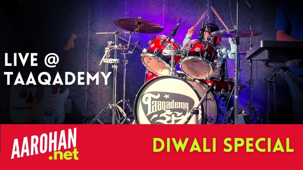 Live@Taaqademy | Diwali 2022 | Young drummers on Youtube | Band | Aarohan | 7 year old drummer