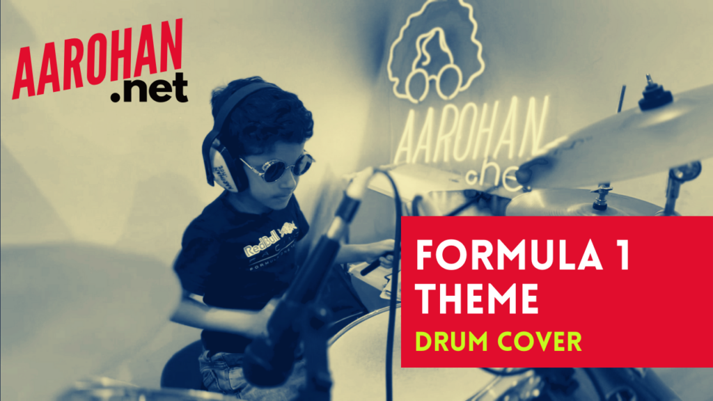 Formula 1 Theme| Young drummers on Youtube | Drum Cover | Aarohan | 7 year old drummer