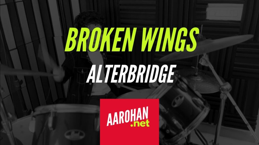 Broken Wings Alterbridge Young drummers on Youtube Drum Cover Aarohan 8 year old drummer