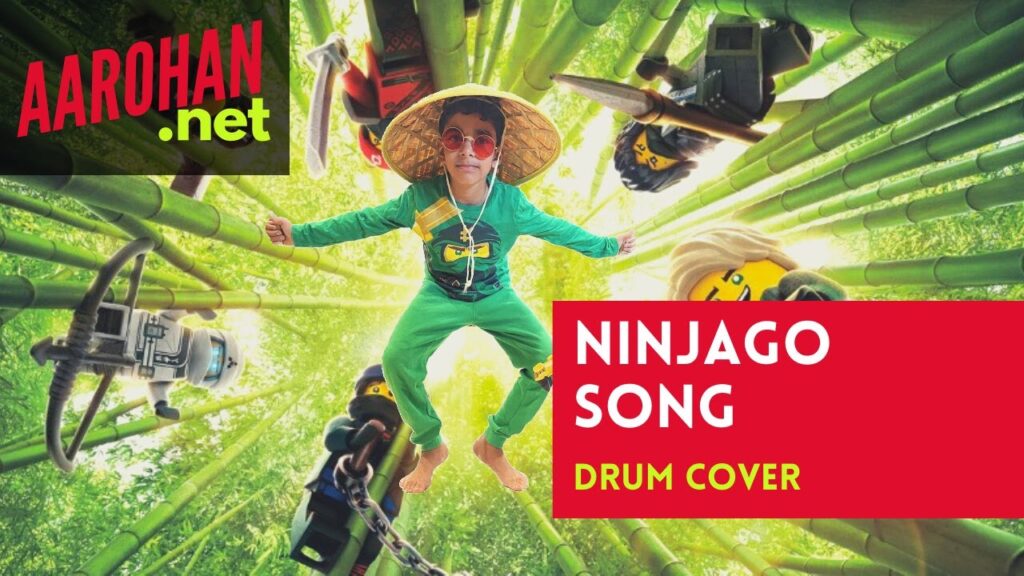 Ninjago Song Young drummers on Youtube Drum Cover Aarohan 8 year old drummer